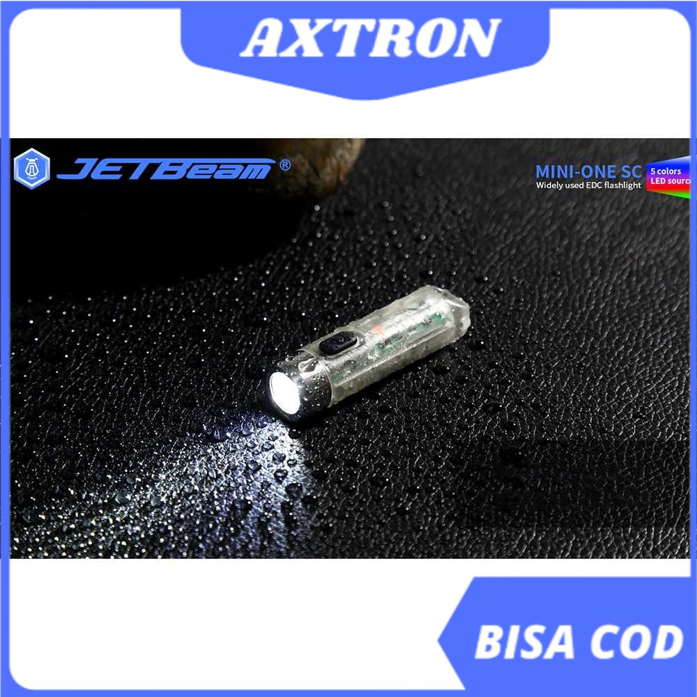 JETBeam Senter LED Mini One SC USB Rechargeable 5 Color 400 Lumens