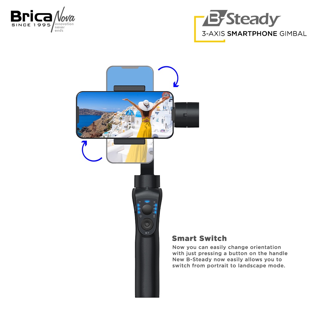 Brica B Steady 3 Axis Holder Smartphone HP Gimbal