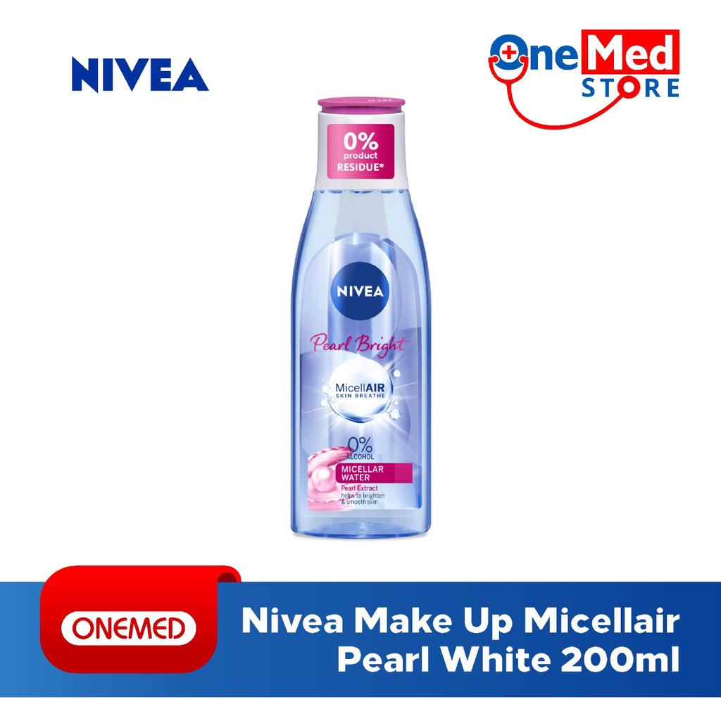 NIVEA Make Up Micellair Pearl And White 200 Ml