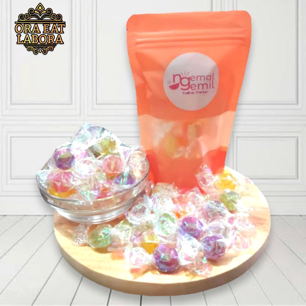 

Crystal Candy Mixed Permen Kristal Alasan Buah Kualitas Premium - Ora Eat Labora