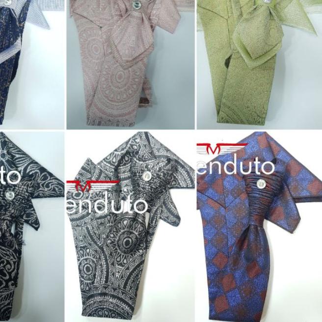 ☺ Dasi pengantin STS / Dasi kerut pengantin / Dasi pengantin pria / Dasi modern pengantin  (model 2)