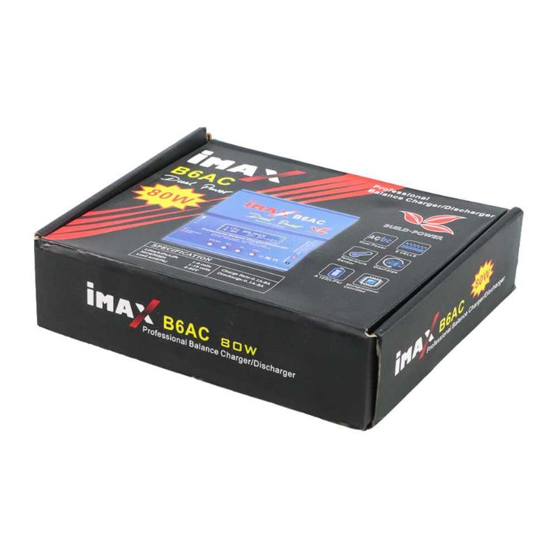 IMAX Charger Baterai LiPo dengan AC Adapter Integrated - B6AC