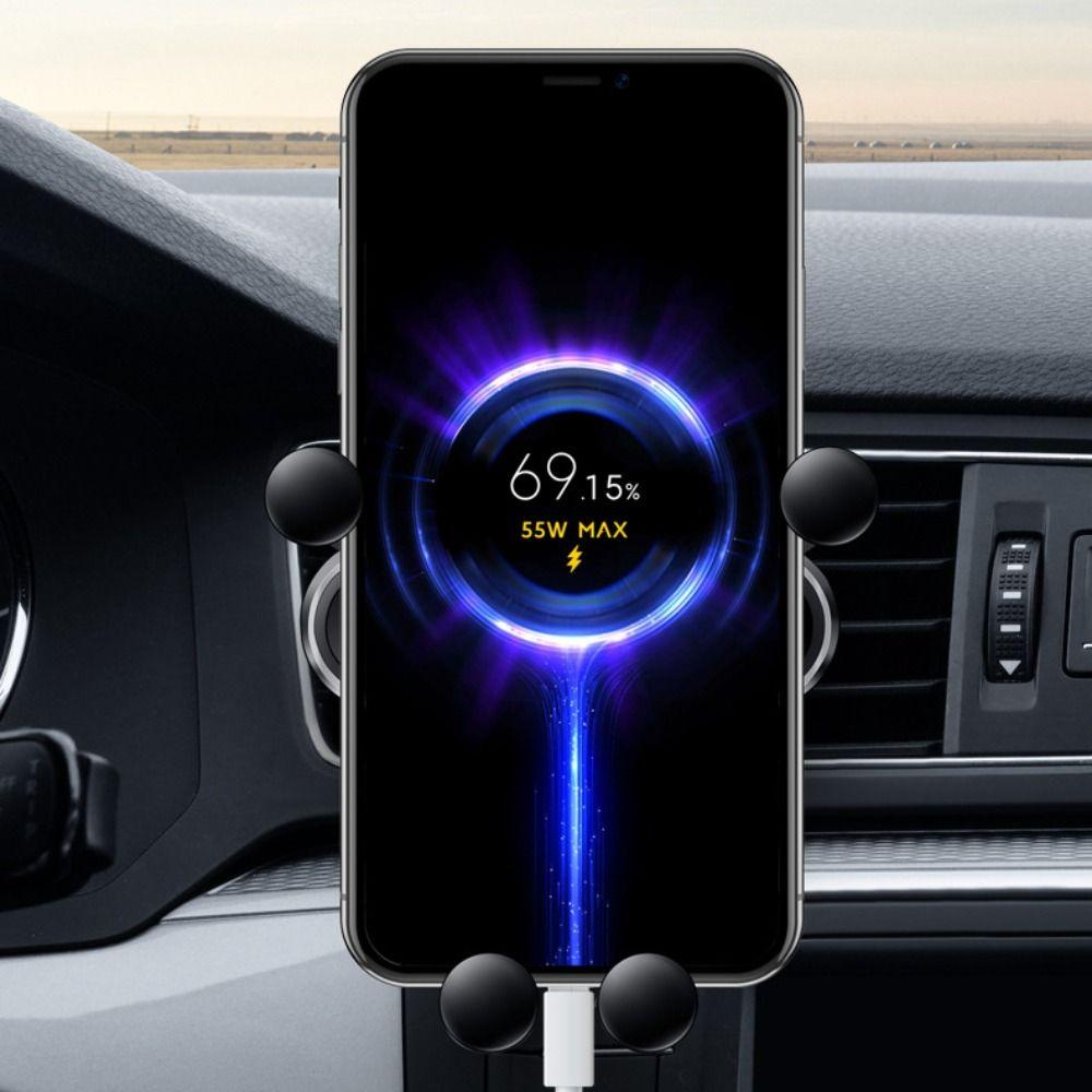 POPULAR IPHONE SAMSUNG Gravity Car Phone Holder New Support Smartphone GPS Mount Untuk Iphone14Samsung Xiaomi