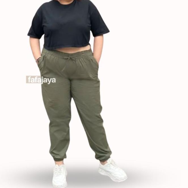 ○ Celana Jogger Katun Jumbo XXL fit To XXXL . Jogger Pants Jumbo . Joger Jumbo ➨