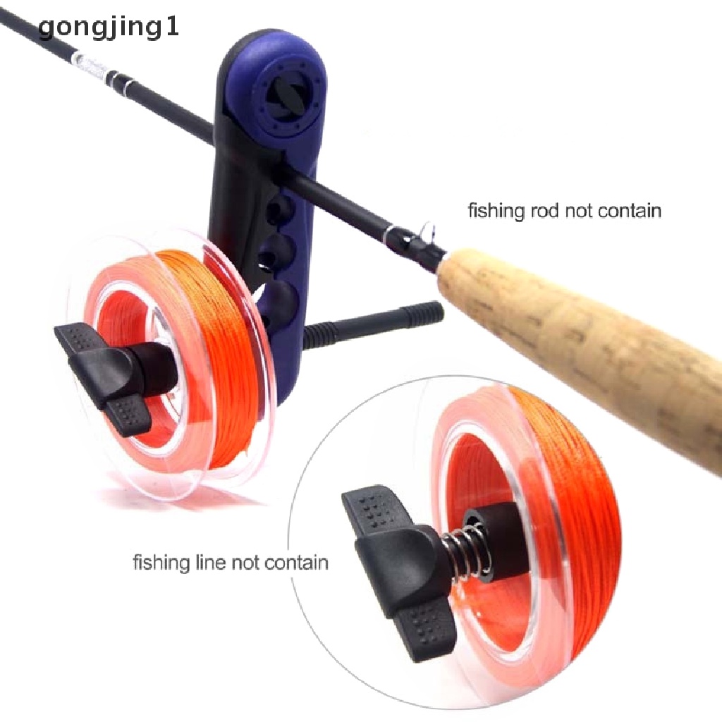 Ggg Portable Fishing Line Winder Spooler Gulungan Pancing Alat Gulungan Mesin Spooling ID