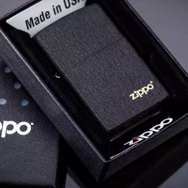 ❉ KOREK API ZIPO/JIPO HITAM KASAR / BLACK CRACKLE GRADE ORIGINAL ♚