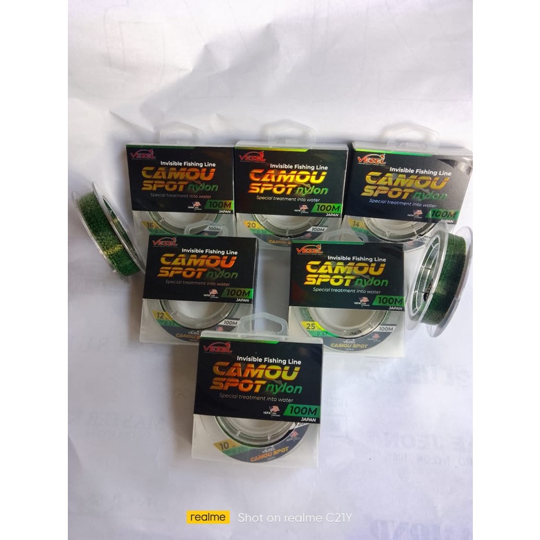 SENAR VEZEL CAMOU SPOT NYLON 100M