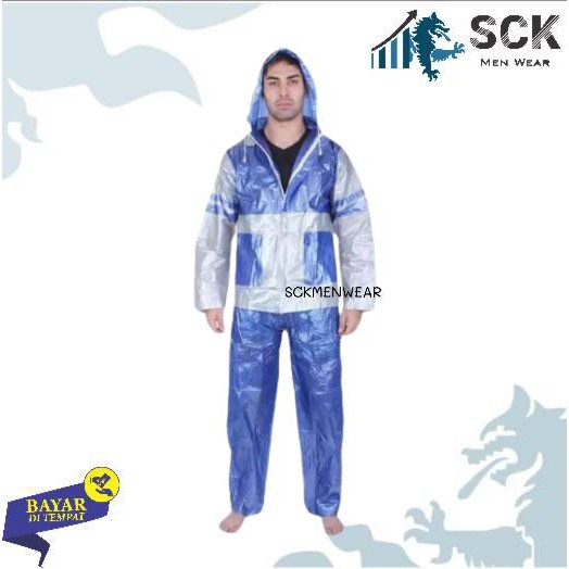 Jas Hujan DOLPHIN 945 Sporty / Jas Hujan  Pria Wanita Jas Hujan Metalik Murah - sckmenwear GROSIR