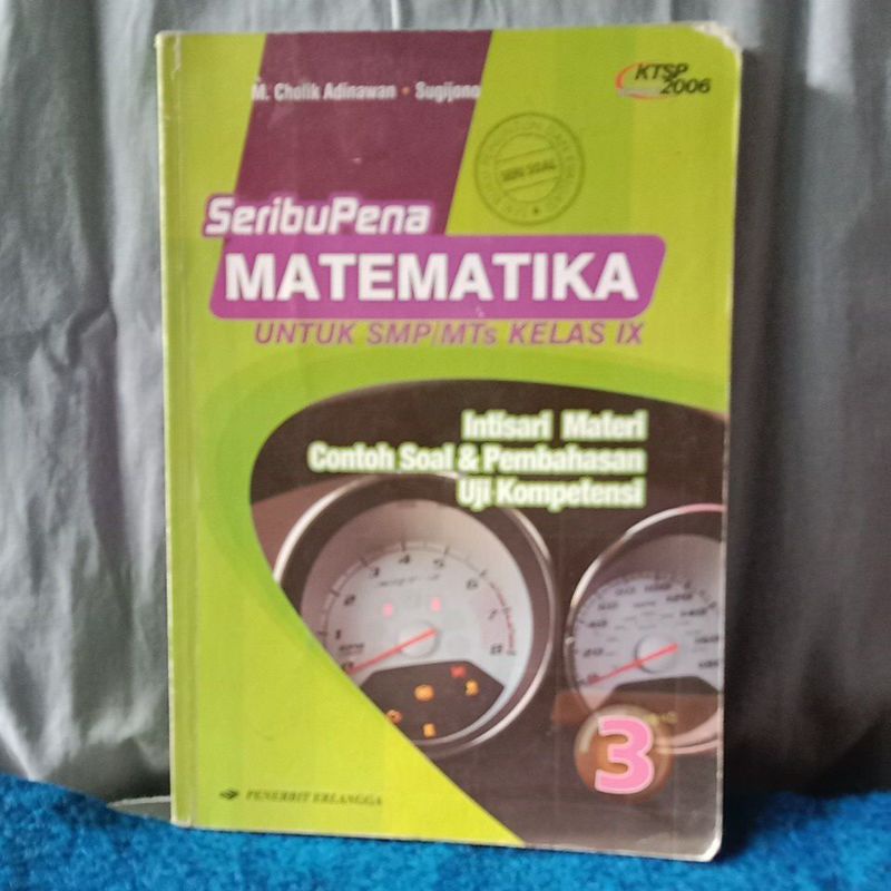 seribu pena matematika untuk SMP MTS kelas 9