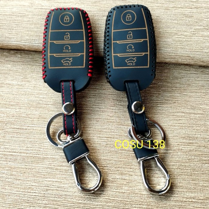 Sarung Kulit Kunci Remote KIA Seltos Sonet Premium Quality