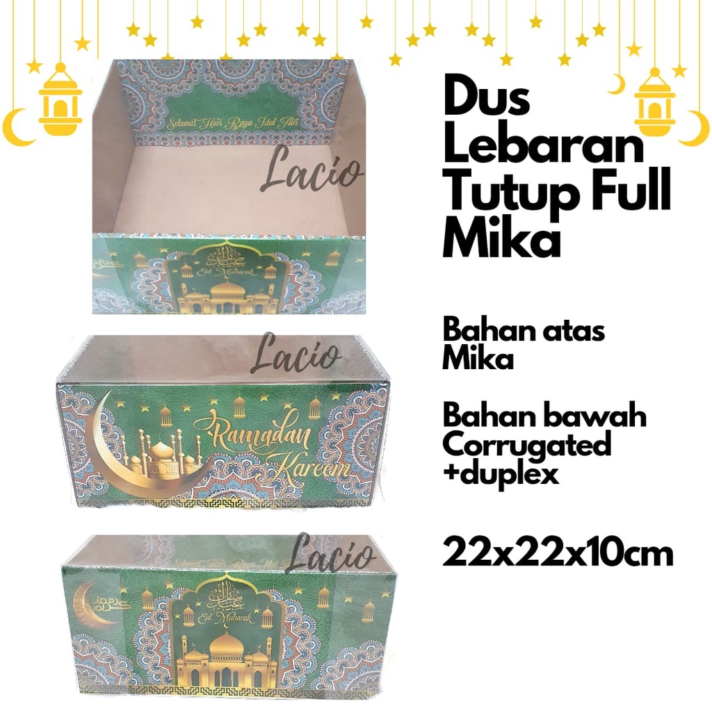 

Dus Cake Box 22 x 22 x 10 cm Marmer Cake Parcel Lebaran Tutup Full Mika