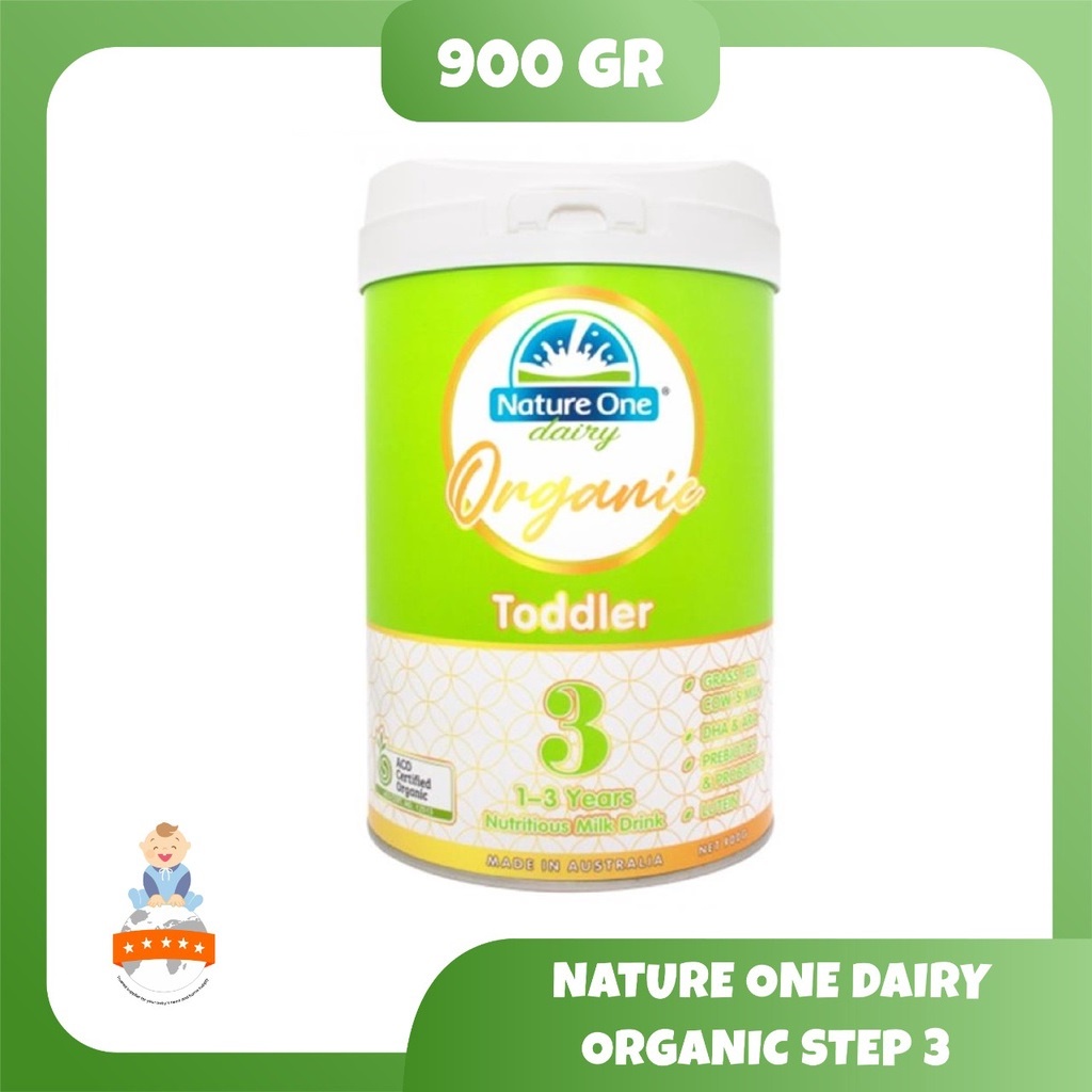 Nature One Dairy Organic Step 3 900gram Susu formula organic