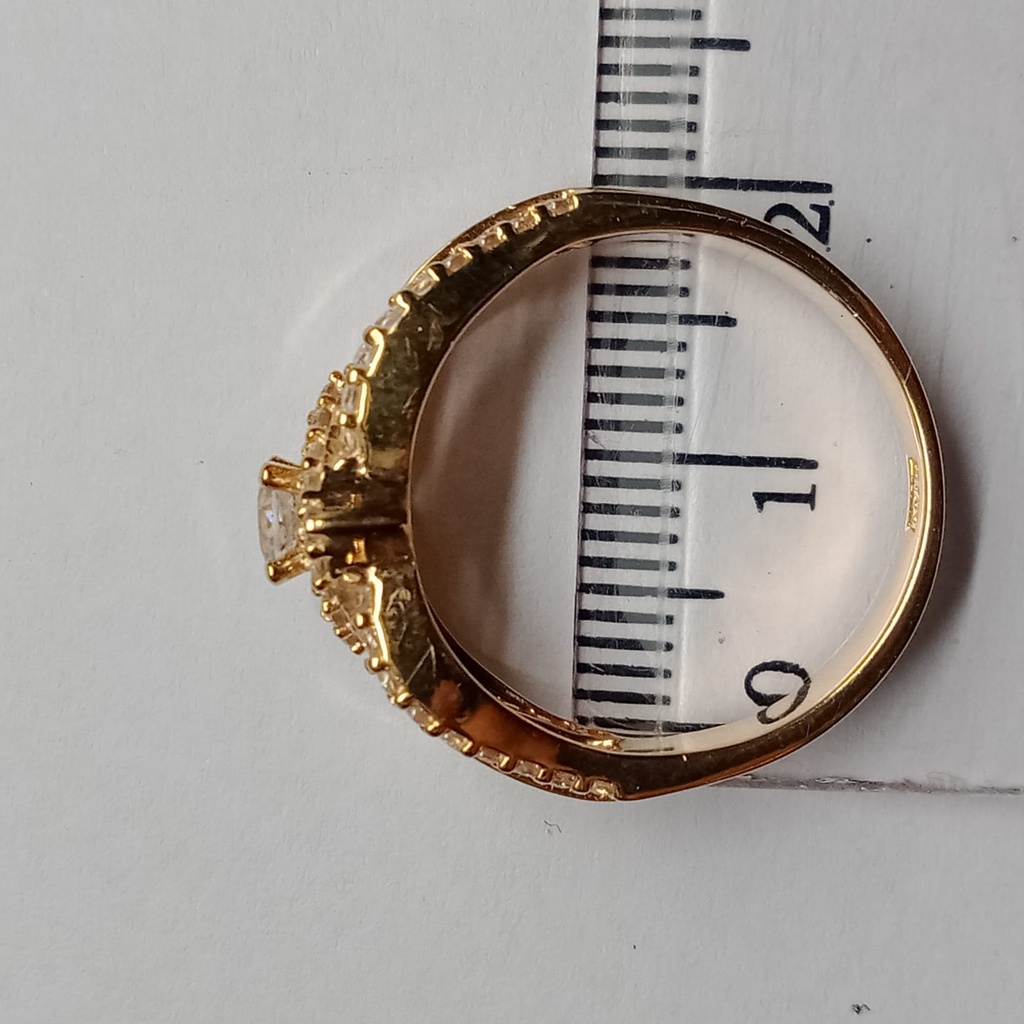 Cincin emas 17k - 4.65 gr kadar 750 - 4189