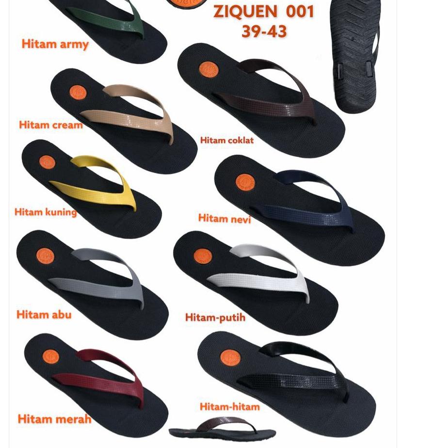 ➯ Sandal Jepit Pria ziquen_sandal keren ♩