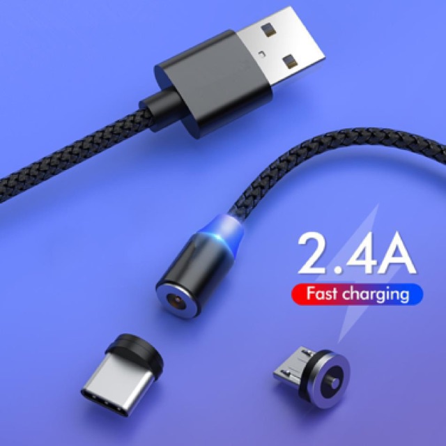 Kabel Data Magnetic 3 connector 3in1 Fast charge