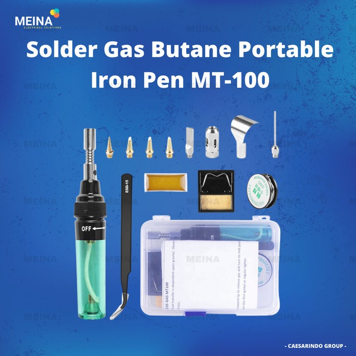 SOLDER GAS BUTANE PORTABLE IRON / PAKET SOLDER GAS SERBAGUNA LENGKAP