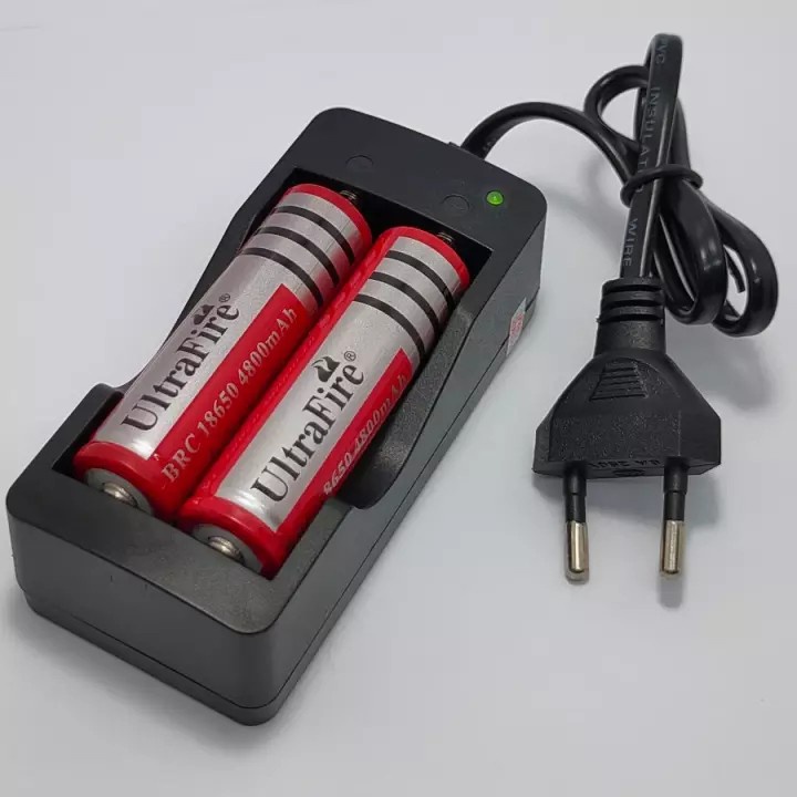 Charger Battery 18650 Baterai SWAT 2slot High Quality murah