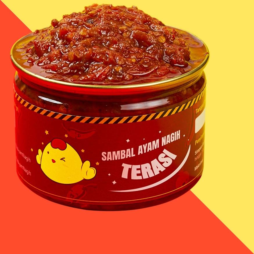 

✷ SAMBAL NAGIH - Sambal Terasi Pecel khas angkringan Toples ❆