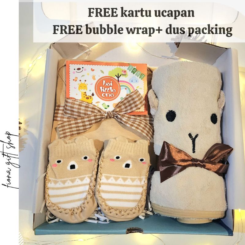 Hampers bayi|Kado bayi|baby gift|parcel kelahiran|boy&amp;girl handuk 3in1