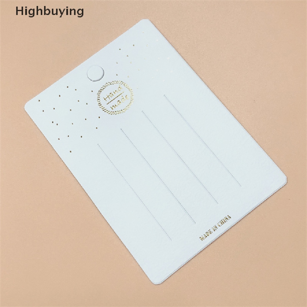 Hbid 50PCS Putih Lucu hairpin card Trinket packaging Karton Pajangan Rambut Hair Clip Glory