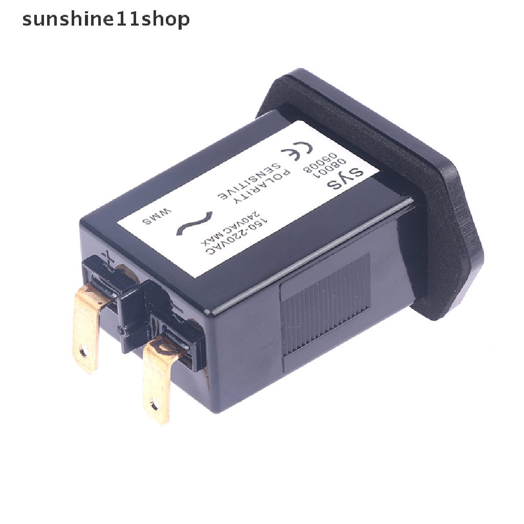 Sho 1PC 6digit 220V AC Hour Meter, Timer Counter Tertutup Lengkap 12v-36v dc N