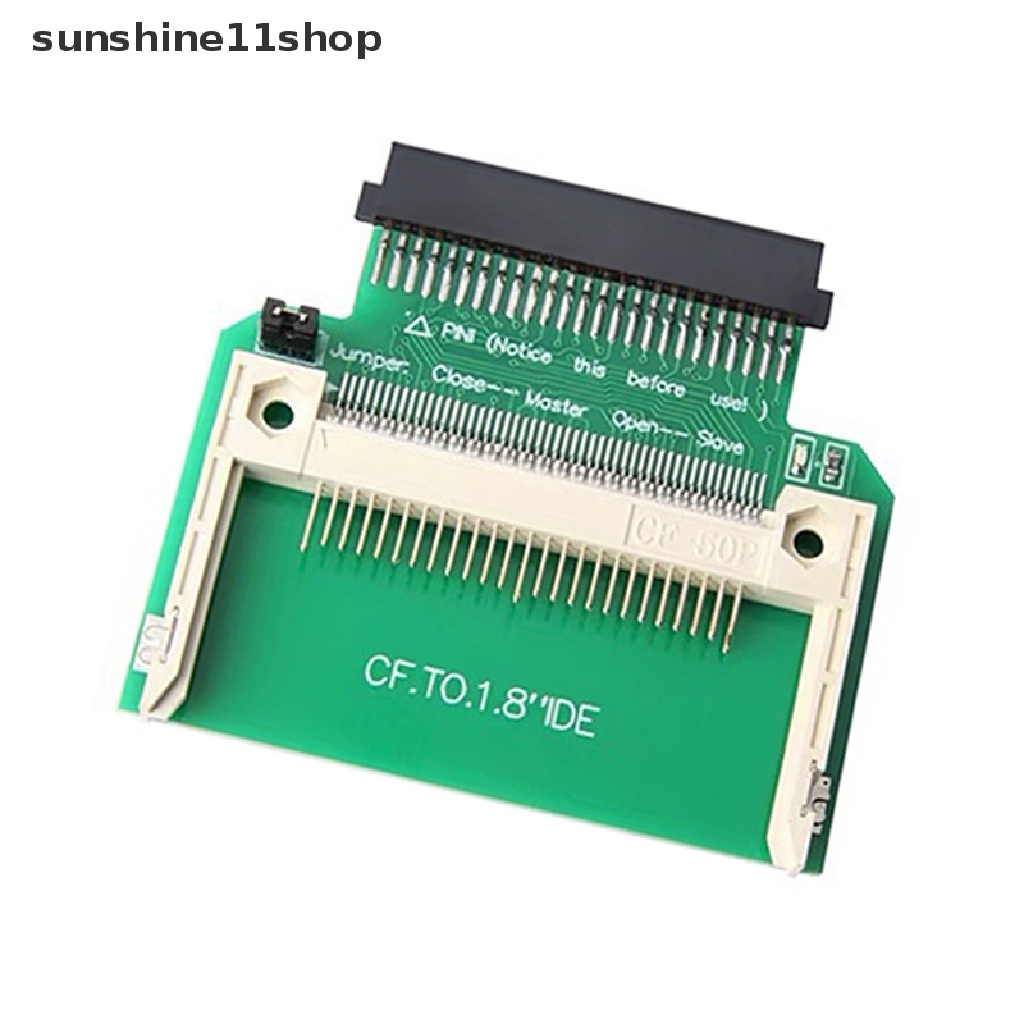 Sho CF Card To 1.8 &quot;IDE 50pin Converter Adapter CF Card Hardisk Adaptor Kartu Riser Tahan Lama N