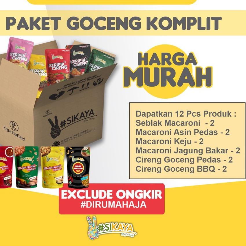 

♤ Paket Goceng Komplit PSBB (Promo Saat Butuh Berhemat)-Sikaya ☉