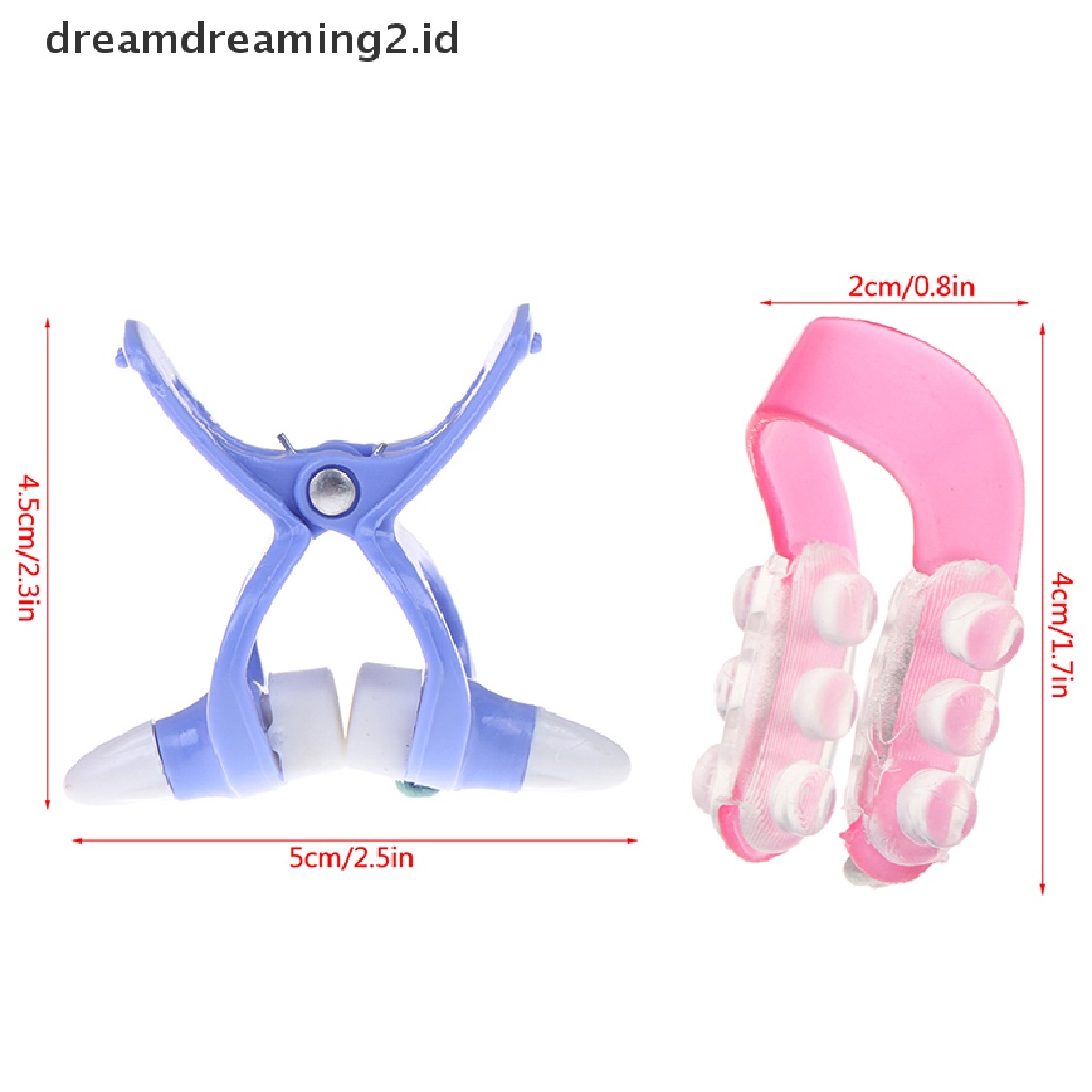 (dream) 2pcs Beauty Nose Up Shaping Shaper Lifg+Penjepit Klip Pelurus Jembatan.