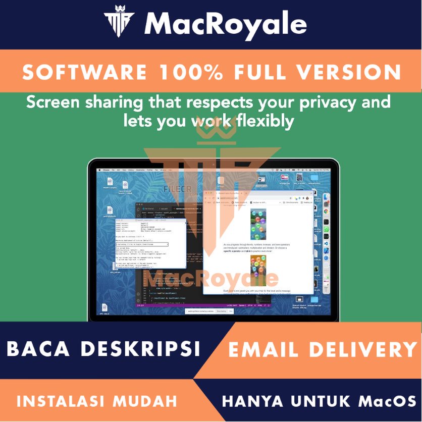 [MacOS] Screegle Clean Screen Sharing Full Version Lifetime Full Garansi