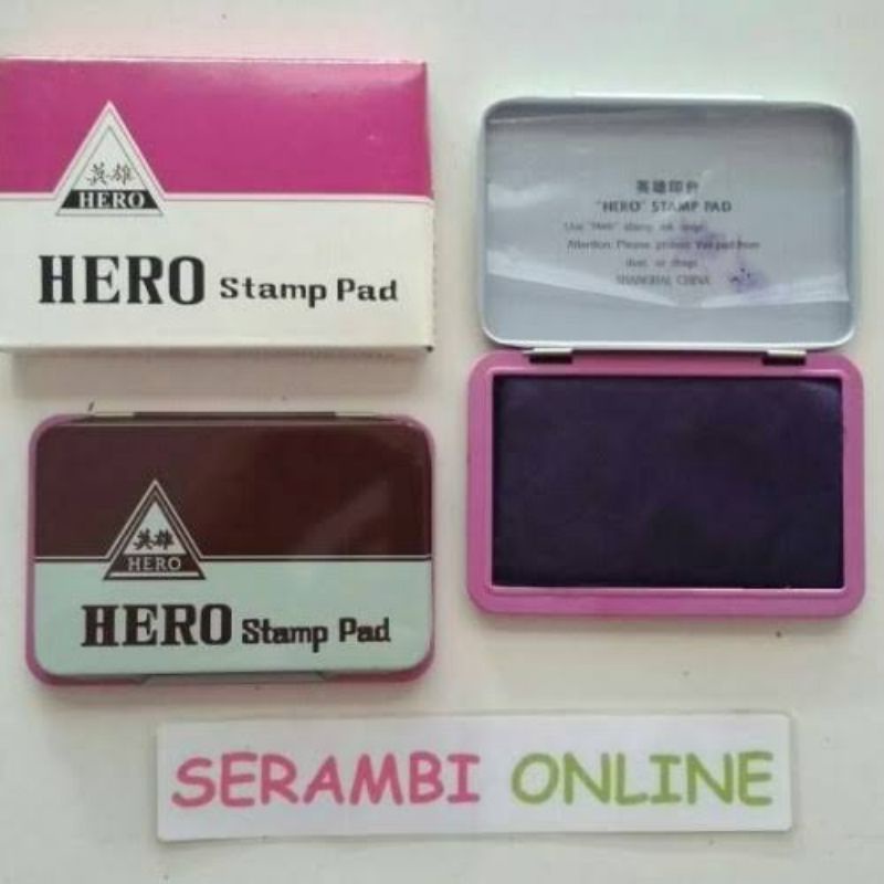 

bantalan stempel kayu warna violet