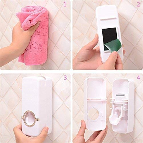 Dispenser Pasta Gigi Odol Tempat Sikat Gigi Set Toothpaste Dispenser