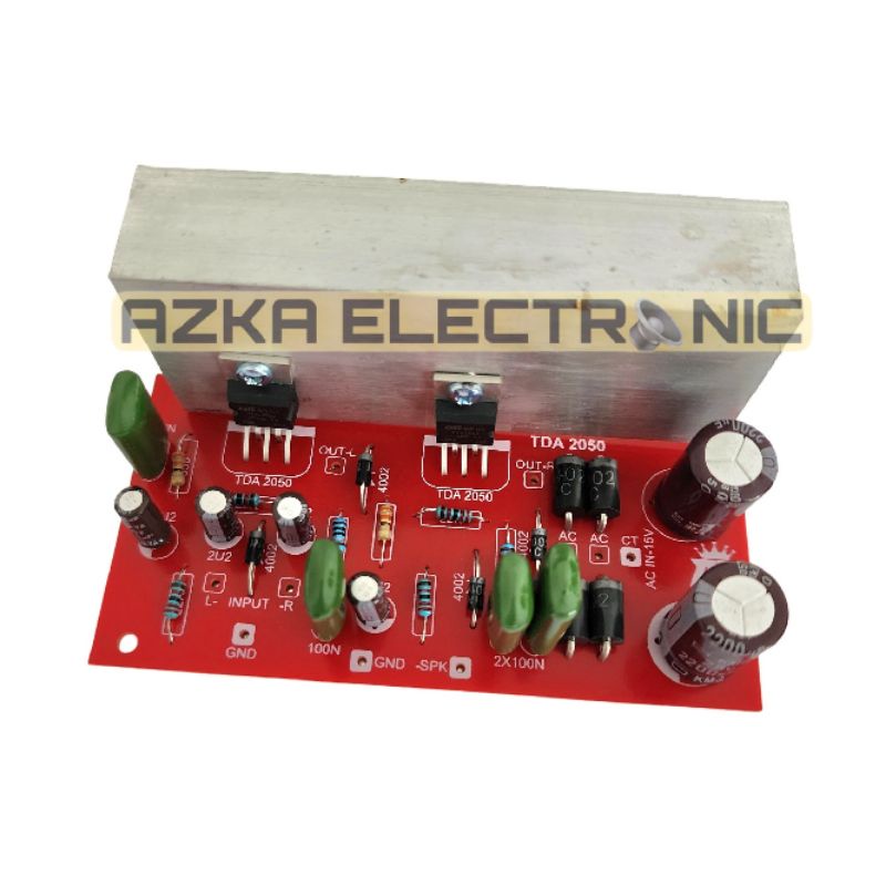 Kit Power Amplifier Stereo TDA2030 TDA2050 AE-62