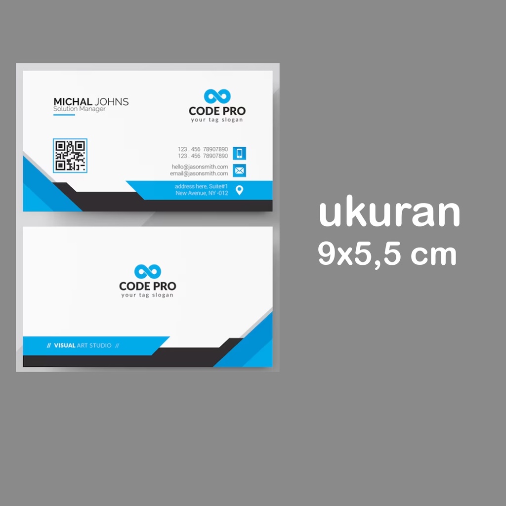 

CETAK KARTU NAMA SATU SISI (100pcs)