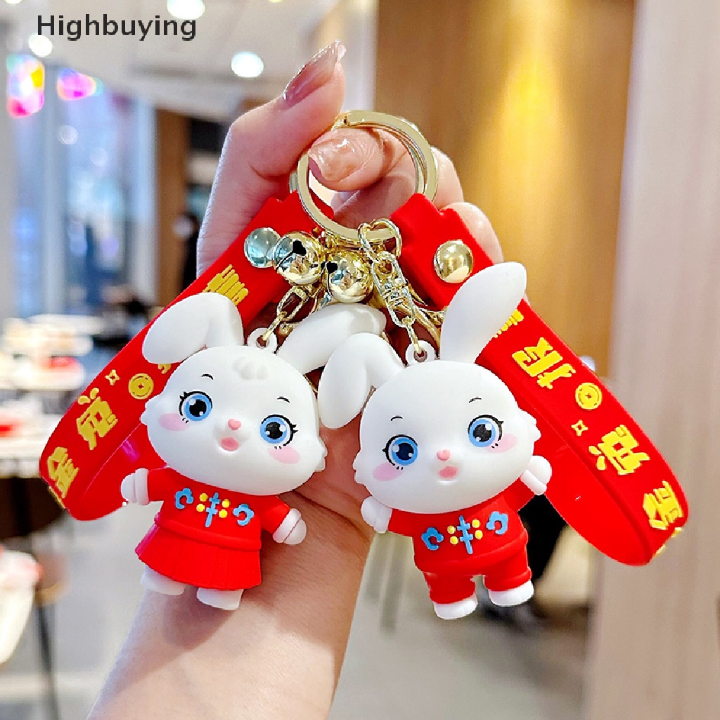 Hbid Lucu Tang Kostum Bunny New Year Gantungan Kunci Kelinci Tahun Beruntung Liontin Tas Dekorasi Boneka Liontin Gantungan Kunci Mobil Hadiah Natal Glory