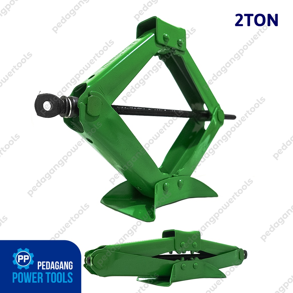 TEKIRO DONGKRAK JEMBATAN 2 TON MOBIL MANUAL CAR SCISSOR JACK GUNTING