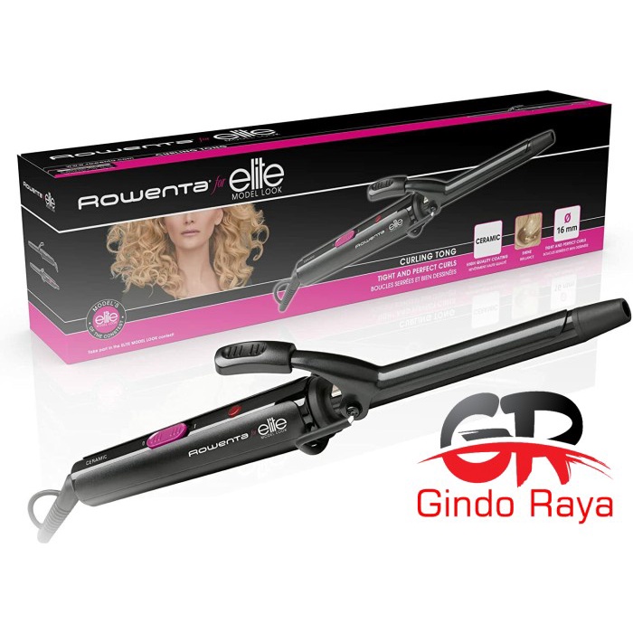 Curl Rowenta Elite Cf2112F0 Styler Curling Iron Of Hair 16 Mm Ceramic Ionic