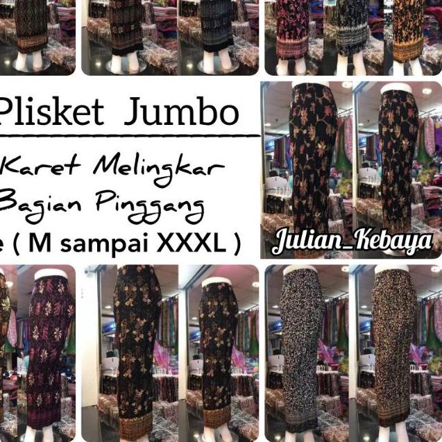 ❂ ROK PLISKET BATIK MODERN JUMBO / ROK WISUDA / ROK KEBAYA BATIK MODERN / ROK SERUT / ROK BATIK JUMB
