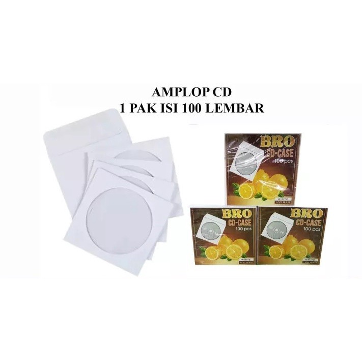 AMPLOP KERTAS CD DVD BRO 100PCS