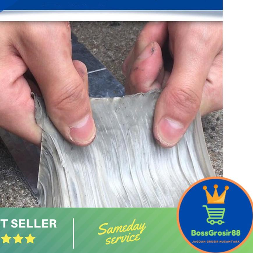 ❅ Lakban Alumunium Foil Tape Tahan Air Bocor Atap / LAKBAN SUPER KUAT ➦