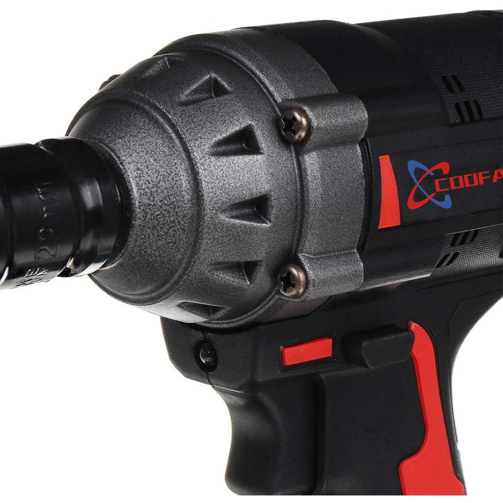 (Dikirim Dari Jakarta) 690N. M Cordless Impact Wrench 288VF Cordless Mailtank Mesin Bor 1/2&quot; Cordless Electric Impact Wrench 288VF Cordless Drill Bor Angin Kompresor Pembuka Baut Murah