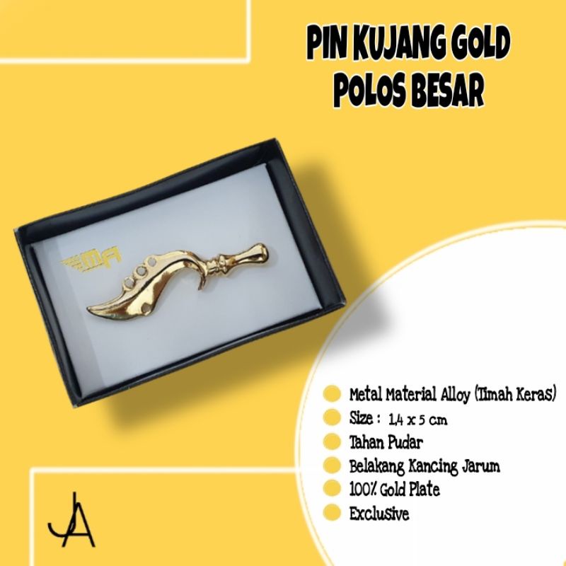 PIN KUJANG POLOS BESAR BREVET KUJANG POLOS BESAR BRIVET