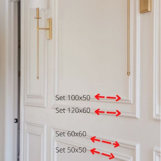 Xaviertaran Wall Moulding List Kayu List Dinding Profil Kayu Mahoni Solid Finishing Deco Wall