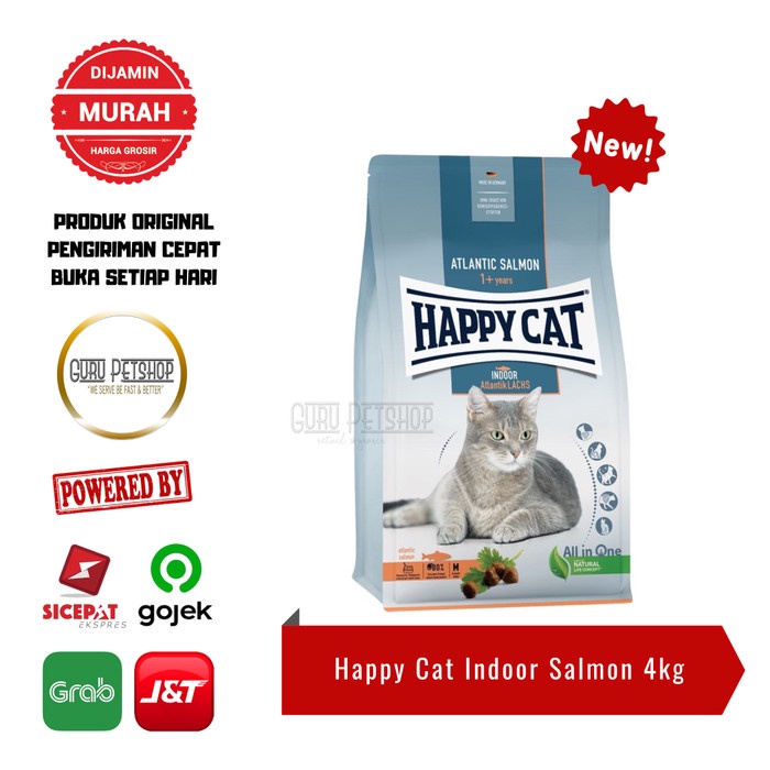 Happy Cat Culinary Indoor Salmon 4kg Freshpack Indoor Atlantic Salmon