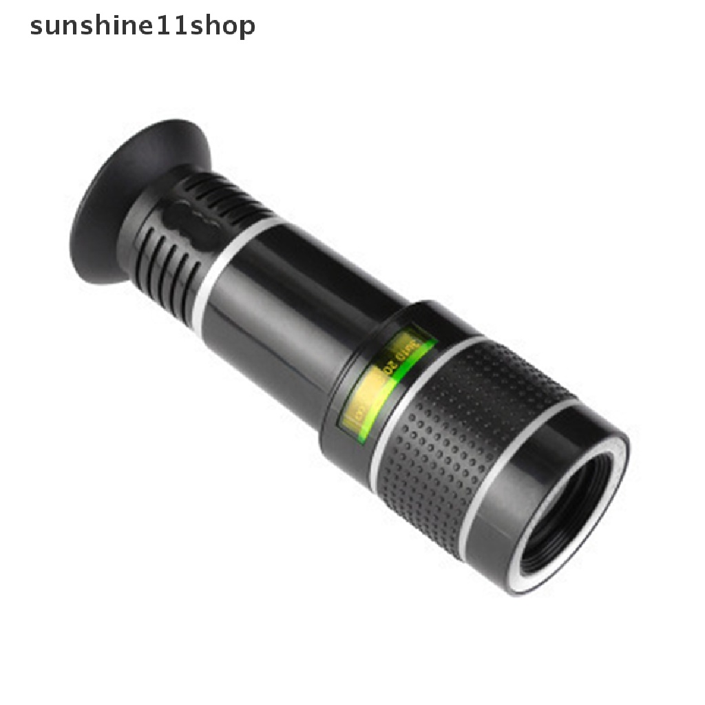 Sho Universal 20X Zoom Ponsel Lensa Eksternal Handphone HD Kamera Klip Lensa Smartphone Kamera Optik Tele Klip Lensa Teleskop N