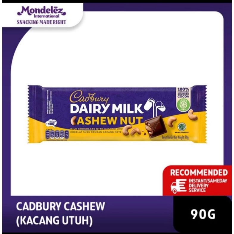 

Cokelat Cadbury Rasa Cashew Nut 90 Gr