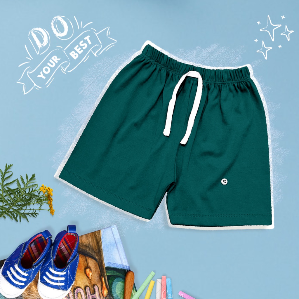 Celana Pendek Anak 0-3 tahun Tali Cotton Short Pants/ Celana Kolor Anak Laki-laki dan Perempuan - AMR211