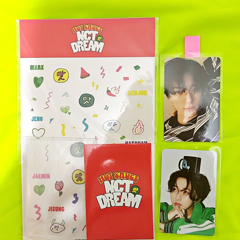 PHOTOCARD DECO SET NCT DREAM HOT SAUCE JENO + RENJUN PC