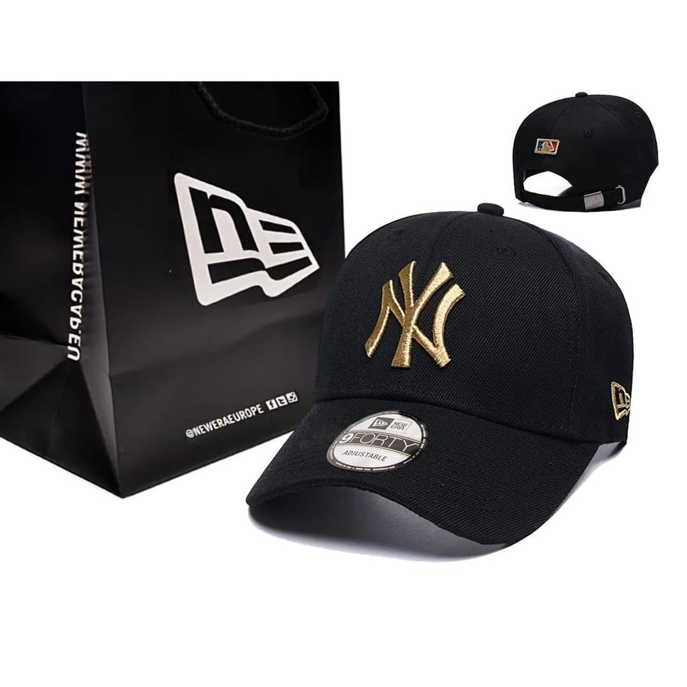 TERLARIS Topi NY LA Baseball MLB Strapback New York Yankees Hitam Navy Red Putih Black White Blue Bo