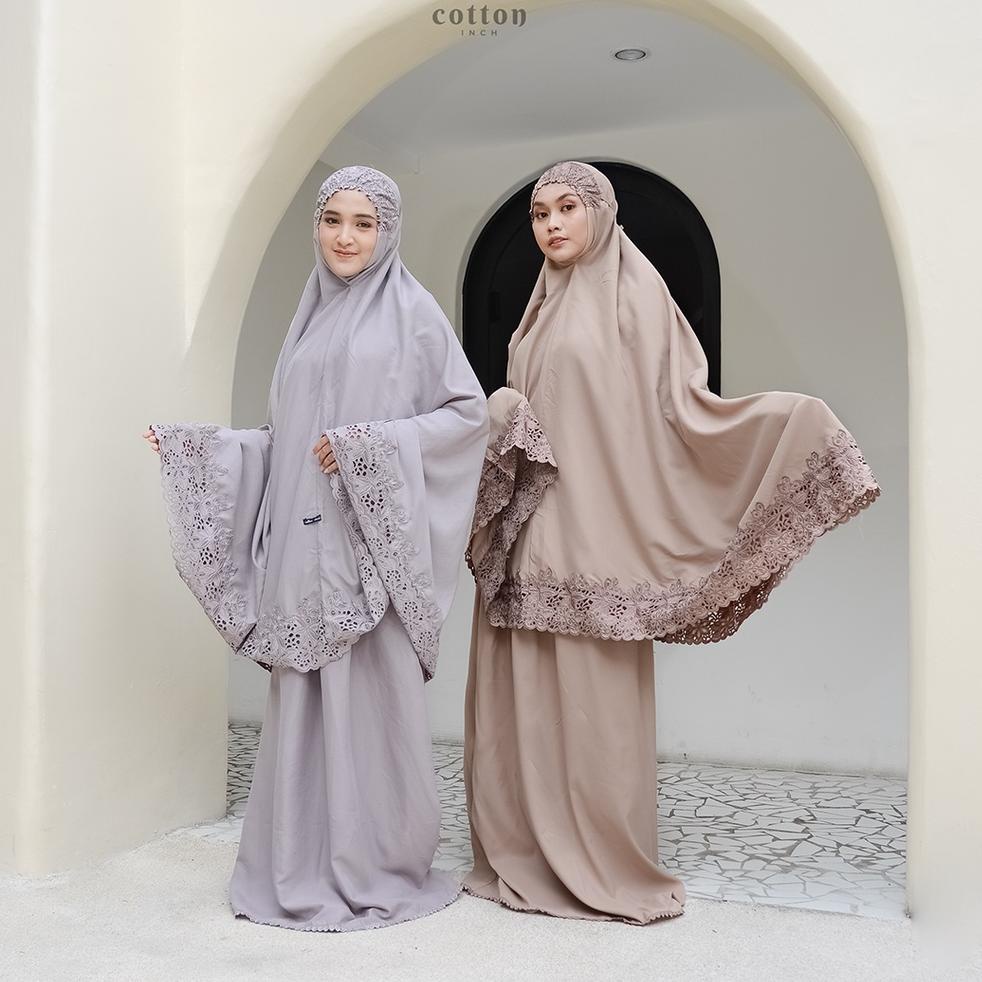 LANGSUNG KIRIM Inch - Attaya Mukena Khadijah Premium Cool Color