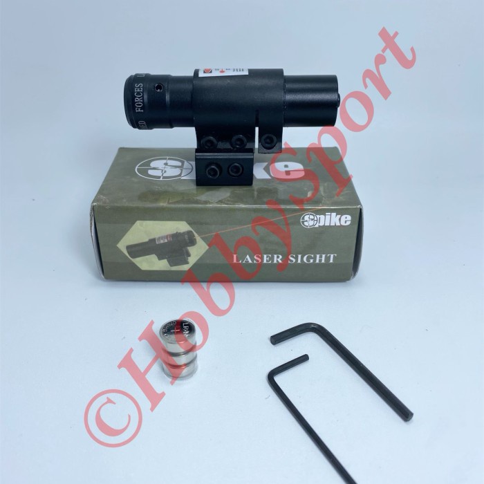 ✨LARIS✨ -Laser Scope Spike Merah Senapan Angin Tactical Red Dot Airsoft Mount- 1.2.23